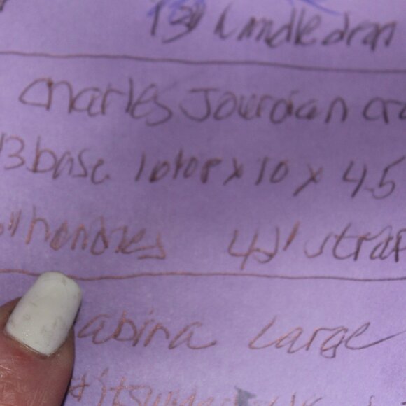 $398 Charles Jourdan Croc Leather 2 Way Satchel Shoulder Bag Purse Like new - Picture 11 of 11